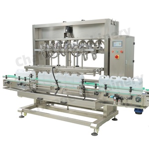 5L Jerry có thể chai nhựa tự động sàn sạch dây chuyền sản xuất với điều khiển động cơ servo và làm sạch chất tẩy rửa điền dòng - Product Image 2