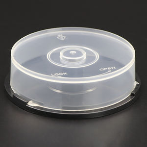 WEISHENG 100 boîtes à gâteaux pour DVD-R CD-R, boîtes pour plusieurs disques, contenants vides, conteneur à colonnes, seau de rangement pour CD DVD, support de disque en plastique - Product Image 4