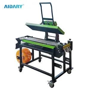 Aidary - Máquina de prensa térmica para impressora, cordão de aquecimento duplo, 30*100cm, máquina de transferência de calor, etiqueta fornecida