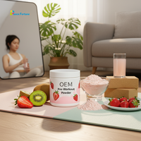 Poudre de boisson énergétique pré-entraînement avec L Glutamine et Acétyl L Carnitine, suppléments alimentaires pour boissons énergisantes