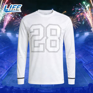 Maillot de football vintage domicile Croatie 2026 Premium Thaïlande à manches longues, personnalisable <span class=keywords><strong>avec</strong></span> emblème et numéro, Coupe d'Afrique, respirant, grandes tailles - Product Image 2