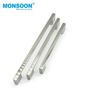 Poignée de porte de placard de cuisine en aluminium massif, bouton de meuble, poignée carrée en T pour armoire et commode, idéale pour villa - Product Image 3