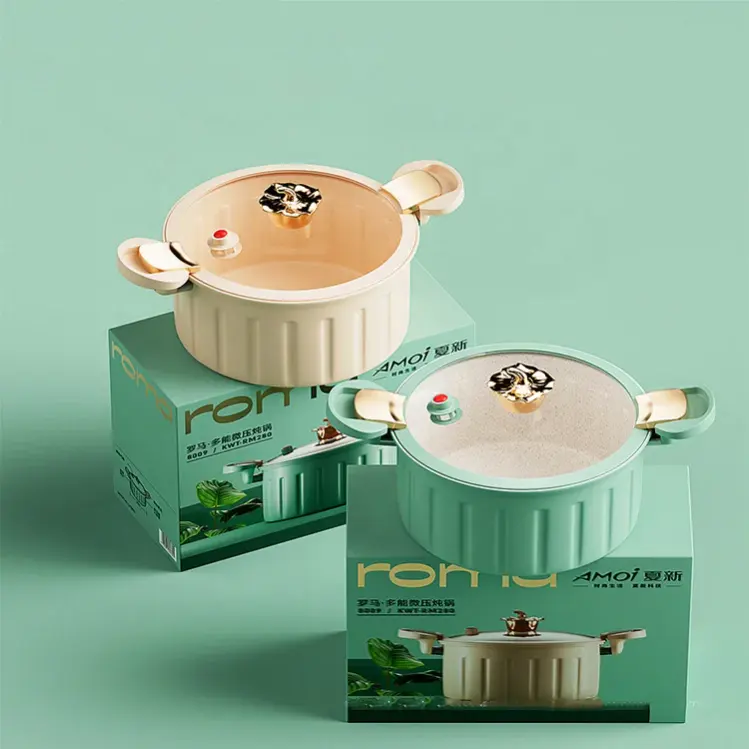 New Model 10l Big Capacity Cast Iron Non-stick Soup Rice Cooker Micro-pressure Round 28cm High Quality Pot Storage Pot