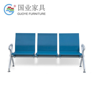 Sillas de Espera Guoye Furniture GY-C93 con Reposabrazos Metálicos, Banco Público para Uso en Hospitales y Clínicas - Product Image 2