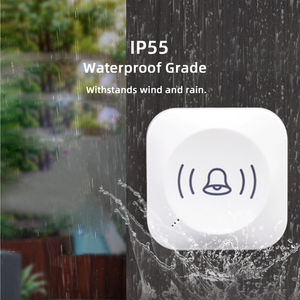 ระบบกริ่งประตูไร้สายกันน้ำทันสมัย ใช้พลังงานจากปลั๊กไฟ พร้อมไฟกลางคืน ระยะ 200 เมตร สำหรับอพาร์ทเมนต์ สวนสาธารณะ ใช้งานกลางแจ้ง และในบ้าน - Product Image 3