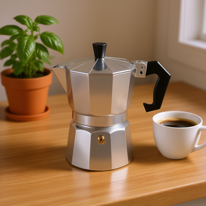 เครื่องชงกาแฟคาร์ล คราเกอร์ 3 ถ้วย หม้อกาแฟอะลูมิเนียมสำหรับเตาแก๊ส - Product Image 3