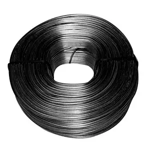 1.65mm Dia Black Annealed Iron Binding Tie Wire 3.5lbs Soft Rebar Tying Wire