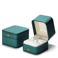 Mini boîte à bijoux personnalisée rose, emballage de bijoux tendance, boîte à bijoux en velours avec logo personnalisé, ensemble d'emballage de bijoux avec logo extérieur