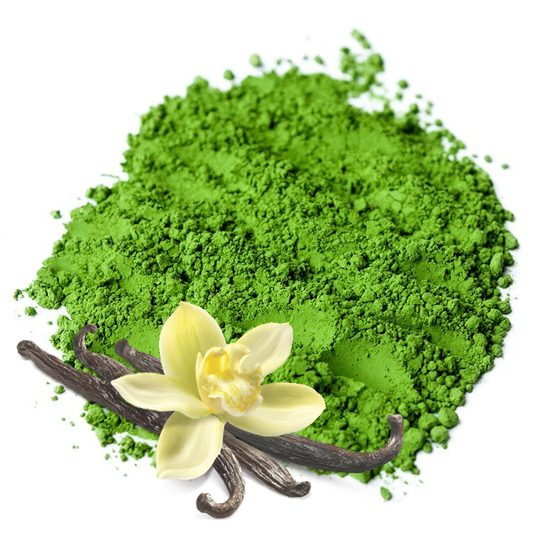 Customized 30g/50g Can Packed Organic Matcha Green Tea Powder Blended Matcha Vanilla Flavor Matcha Powder for Baking and Coffee