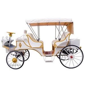 Limosina <span class=keywords><strong>elegante</strong></span>/de la boda de turismo Caballo Blanco transporte/de cuento de hadas Victoria transporte para la Iglesia. - Product Image 1