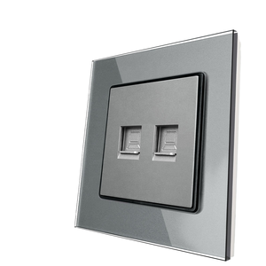 CNSKOU EU/UK Standard couleur blanche téléphone et prise de courant pour ordinateur prise murale AC 250V - Product Image 5