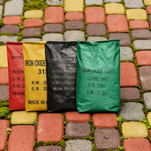 Màu sắc tố sắt Oxit Đỏ đen vàng xanh nâu sắc tố vô cơ được sử dụng trong ngành công nghiệp cấp - Product Image 1