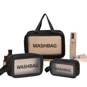 Washbag Toiletries Bag Large Capacity Rectangle Minimalist Design Travel Storage Bag for Men Women - Product Image 5