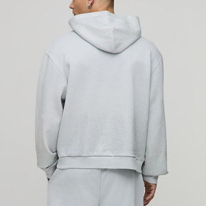 Chándal de Invierno para Hombre con Pedrería, Diseño Moderno, Ropa Deportiva Personalizada, Mangas Largas, Estilo Urbano, con Capucha, Color Sólido - Product Image 4