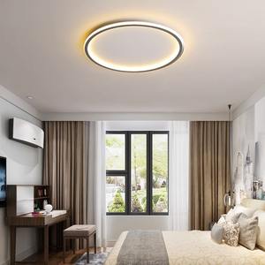 Lámpara de techo LED minimalista moderna totalmente de cobre, lámpara ultrafina para dormitorio/estudio, iluminación creativa personalizada de lujo para sala de estar - Product Image 1