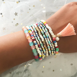Bracelet en <span class=keywords><strong>pierre</strong></span> naturelle multicouche de mode de Offre Spéciale bracelet en perles colorées <span class=keywords><strong>miyuki</strong></span> - Product Image 5