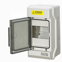 Boîtier de distribution extérieur portable étanche à 4 voies boîtier d'alimentation MCB boîtier en plastique pour équipement électrique extérieur