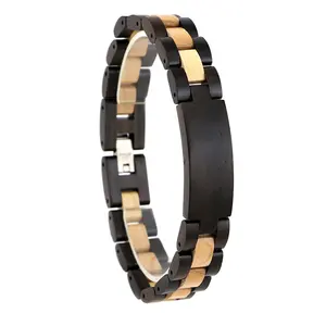 Customized Ebony Wood Bracelets Versatile And Fashion Jewelry Bracelets
