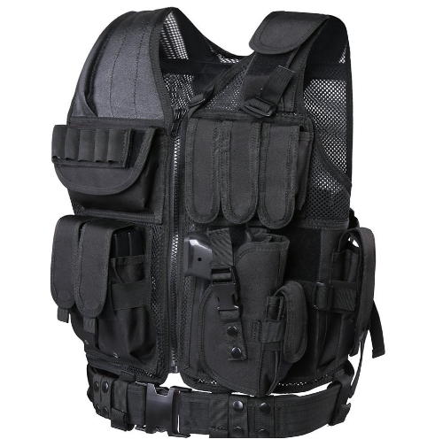 Military Army Police Security Molle System Tactical Vest