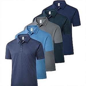 Camiseta de Golf Personalizada de Punto Sólido para Hombre, Poliéster y Spandex, Transpirable, Manga Corta, Alta Calidad, Fitness - Product Image 2