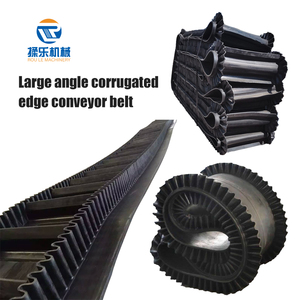 Dalga yanak konveyör bant 60 derece eğim kum tahıl dik taşıma için hiçbir dökülme yanak konveyör bant - Product Image 2