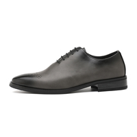 Nouveaux Souliers de Luxe Habillés en Cuir Véritable pour Hommes Grande Taille 46 à Lacets Bout Pointu, Chaussure de Mariage Tendance, Fabriqués à Wenzhou