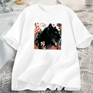 Custom Printed Men T Shirts Trendy Graphic 200Gsm Pure Cotton Loose Casual Tops Custom Logo Factory <strong>Low</strong> Price - Product Image 5