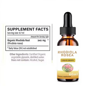 オースレソンOEMオーガニック紅景天根エキス液サプリメント、自然由来でストレス、気分、エネルギーをサポート、紅景天エキス液 - Product Image 2