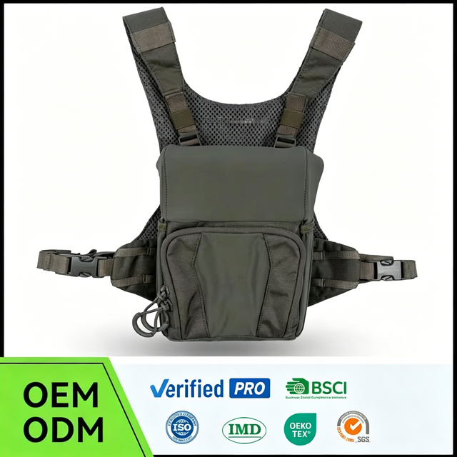 Classic Waterproof Hunting & Camera Binocular Nylon Harness Chest Pack Multi-Purpose Outdoor Gear