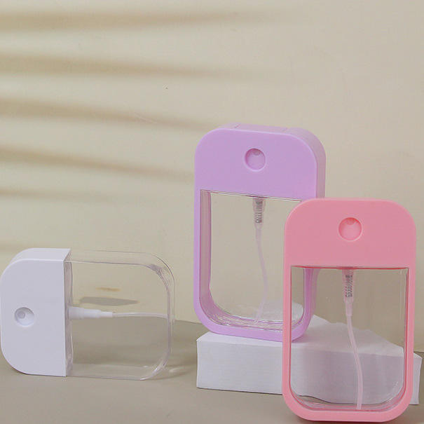 refillable bottle with frame