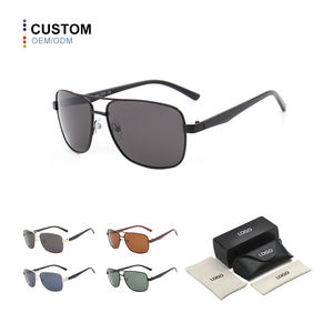 Minimalista con struttura in metallo a doppio ponte lente polarizzata <span class=keywords><strong>da</strong></span> <span class=keywords><strong>uomo</strong></span> aviazione guida <span class=keywords><strong>occhiali</strong></span> <span class=keywords><strong>da</strong></span> <span class=keywords><strong>sole</strong></span> personalizzati - Product Image 1