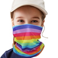 Pañuelo de tela de vuelta a la escuela, mascarillas faciales para niños con impresión de su logotipo