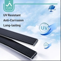 Barres d'espacement en alliage d'aluminium noir anti-oxydation pour verre isolant dans les systèmes de double vitrage pour fenêtres et portes en aluminium (IGU Spacer)