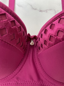 <span class=keywords><strong>Reggiseno</strong></span> Comodo Taglia B Traspirante con Fiocco, Ferretto Push-up, Mezza Coppa Sottile di Alta Qualità per Vendita all'Ingrosso - Product Image 4