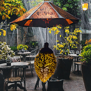 Lámpara Decorativa de Jardín LED con Energía Solar, IP65 Impermeable, Farol Colgante de Hierro, Funciona con Batería, para Iluminación de Patio y Paisaje - Product Image 3