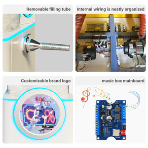 Machine à rembourrer les peluches Build a Bear à double remplissage, pour la fabrication de jouets en peluche <span class=keywords><strong>et</strong></span> le remplissage de coton PP pour jouets en peluche DIY <span class=keywords><strong>et</strong></span> oreillers textiles - Product Image 2