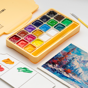 MIYA <span class=keywords><strong>HIMI</strong></span> Art Painting 30g 18 couleurs Set de peinture à la <span class=keywords><strong>gouache</strong></span> avec emballage de 4 couleurs - Product Image 6
