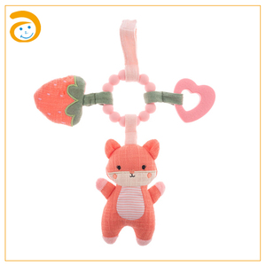 Set di Sonaglietti per Neonati Personalizzati all'Ingrosso, Campanello Sonoro in Plastica Morbida, Giocattolo per Passeggino con Animali della Giungla, OEM - Product Image 6