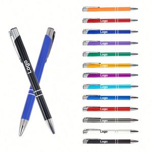 Bolígrafo Metálico Promocional con Logotipo Personalizado, Tinta Negra, Regalo Publicitario Empresarial - Product Image 1
