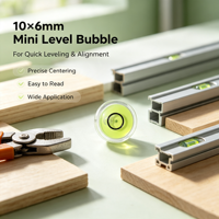 Niveau à bulle circulaire à montage sur bride pour nivellement de plateformes de machines-outils, logo personnalisé