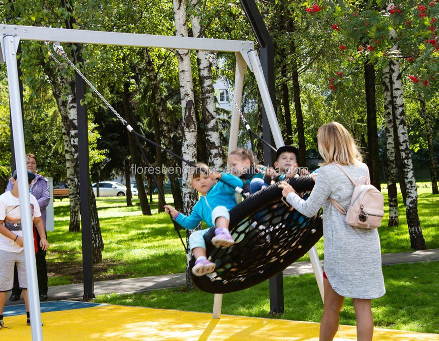 Playground Equipment Combination Rope Net Kids Swing Sets Playground Outdoor