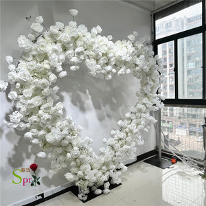 <span class=keywords><strong>Bouquet</strong></span> de <span class=keywords><strong>mariée</strong></span> SPR fournitures de mariage sur mesure Arrangement de fleurs décoratives artificielles réception scène toile de fond coeur arc fleur - Product Image 3