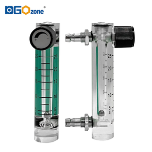 Medidor de Flujo de Oxígeno de Montaje en Panel DGOzone de 5-14 L/Min con Válvula de Retención, O2 Médico para Medición de Flujo de Aire y Gas Industrial - Product Image 6