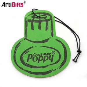 Ambientador de coche de papel de algodón absorbente de estilo más nuevo a granel personalizado sin mínimo colgante - Product Image 3