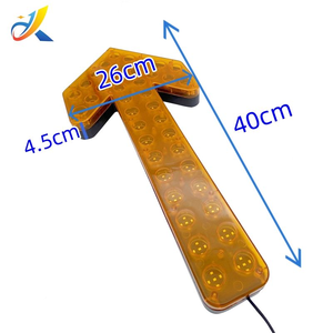 Luz de Advertencia de Tráfico LED Ámbar, Lámpara de Señalización Direccional con Flecha para Camiones, Seguridad Vial - Product Image 3
