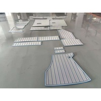 Tapis de pont en mousse EVA imitation teck pour bateau, style SeaDek, auto-adhésif, modèle Regent Viscount Cockpit Pad 1980