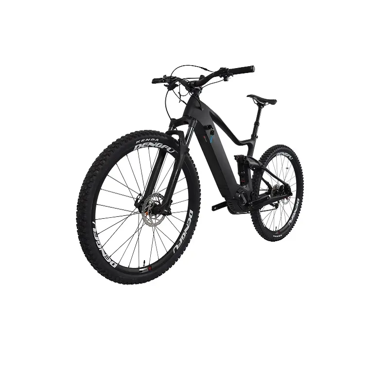 Dengfu e bisiklet dağ bisikleti Bafang M600/M500 9S veya 11s karbon MTB