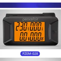 С защитой от клеща новые PZEM-028 400 Ватт Электрический солнечной энергии измеритель напряжения цифровой вольтметр Амперметр постоянного тока