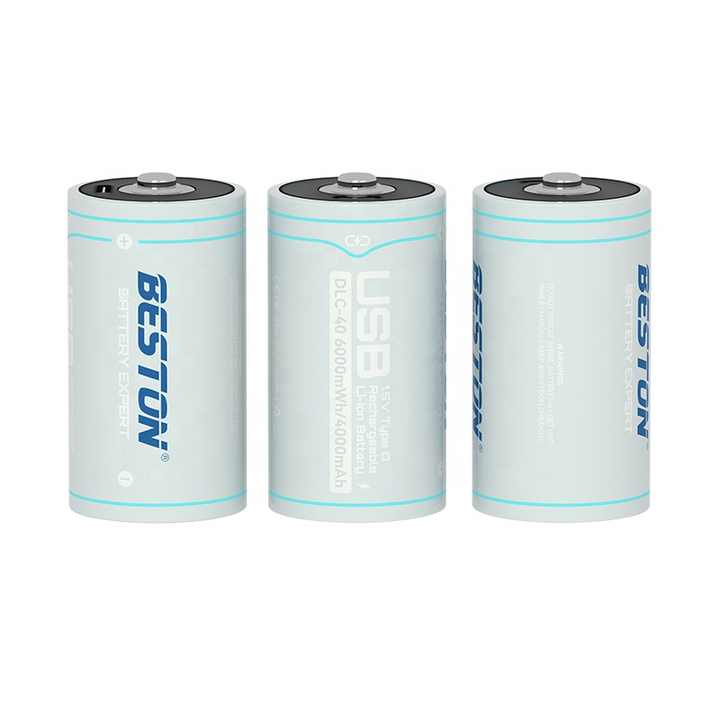 Beston 2023 Best Seller 1.5v 6000mwh Usb Liion Rechargeable Battery