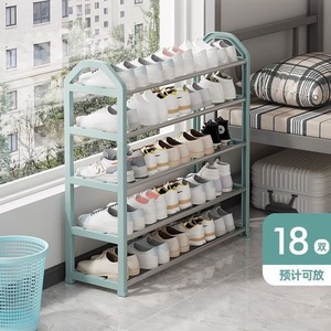 Stainless Steel Shoe Rack Multi Layer Freestanding <b>Space</b> <b>Saving</b> Under <b>Table</b> Storage For Dorm Room Organization - Product Image 2
